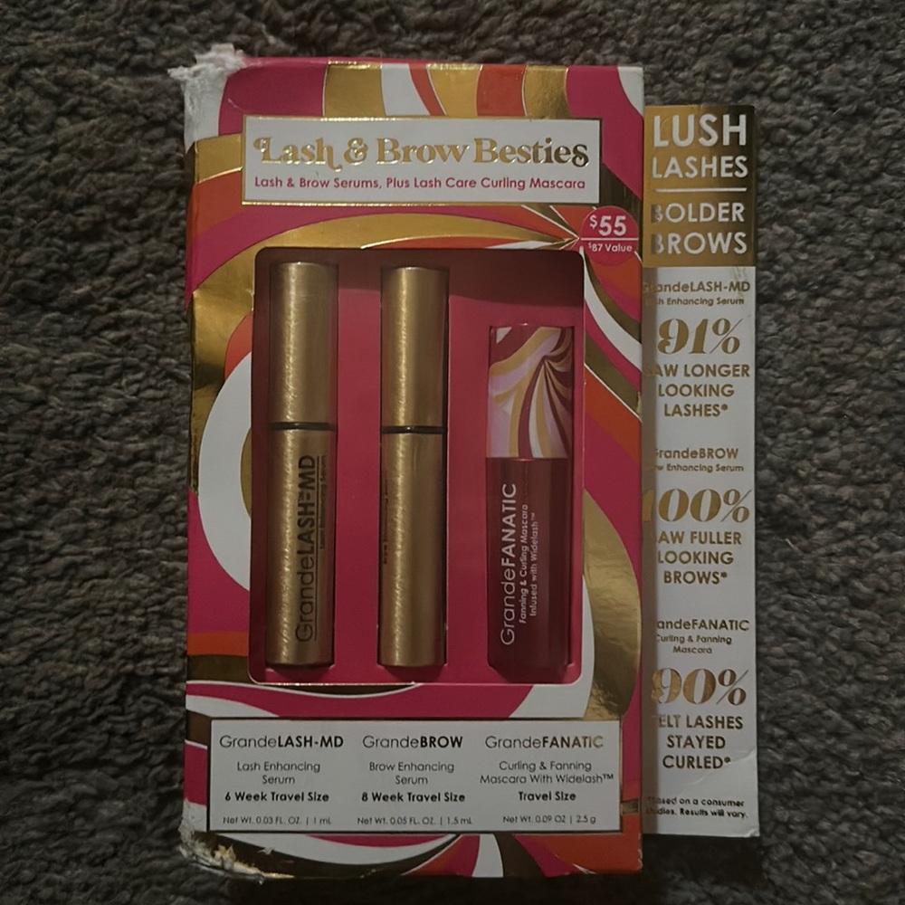 Set of 3.. grande lash MD, grande brow, grande fanantic